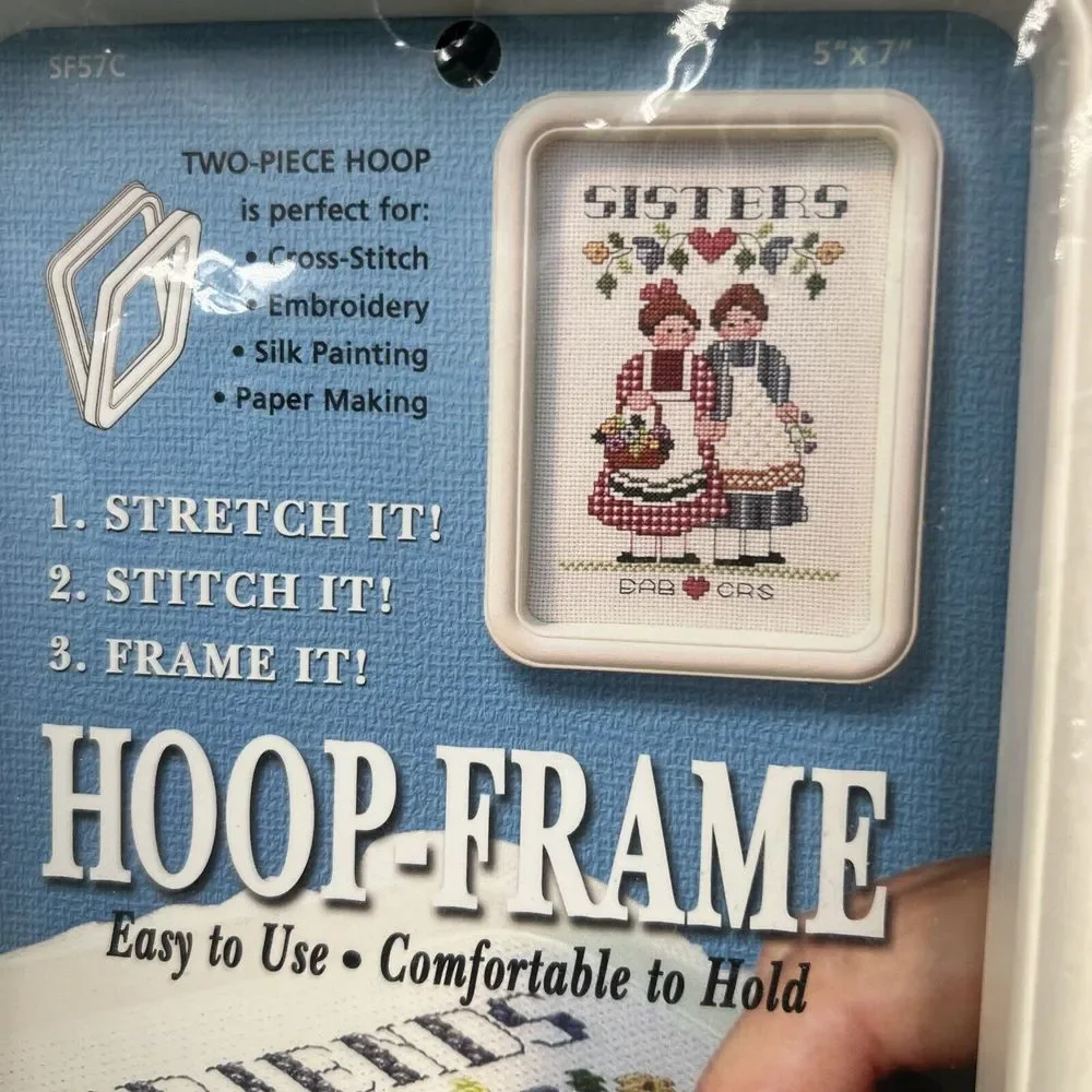 Easy Street Crafts SF57C Rectangle Hoop-Frame 2‎ Parts 5
